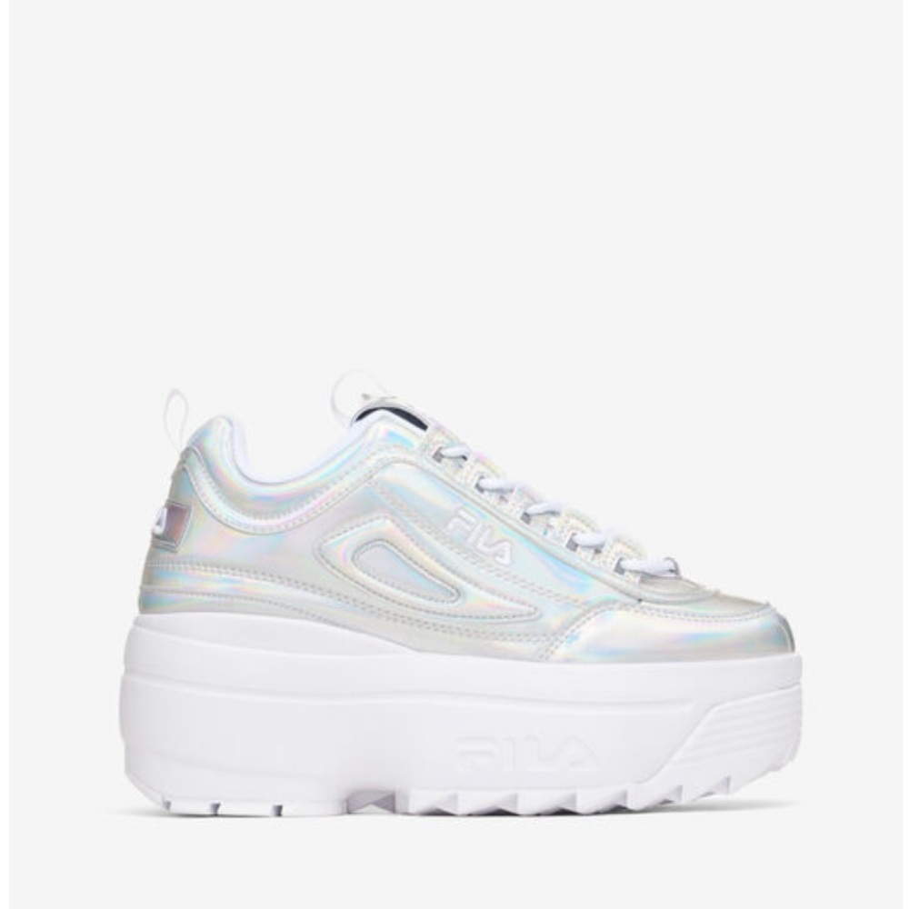 FILA Holographic Platform Sneakers